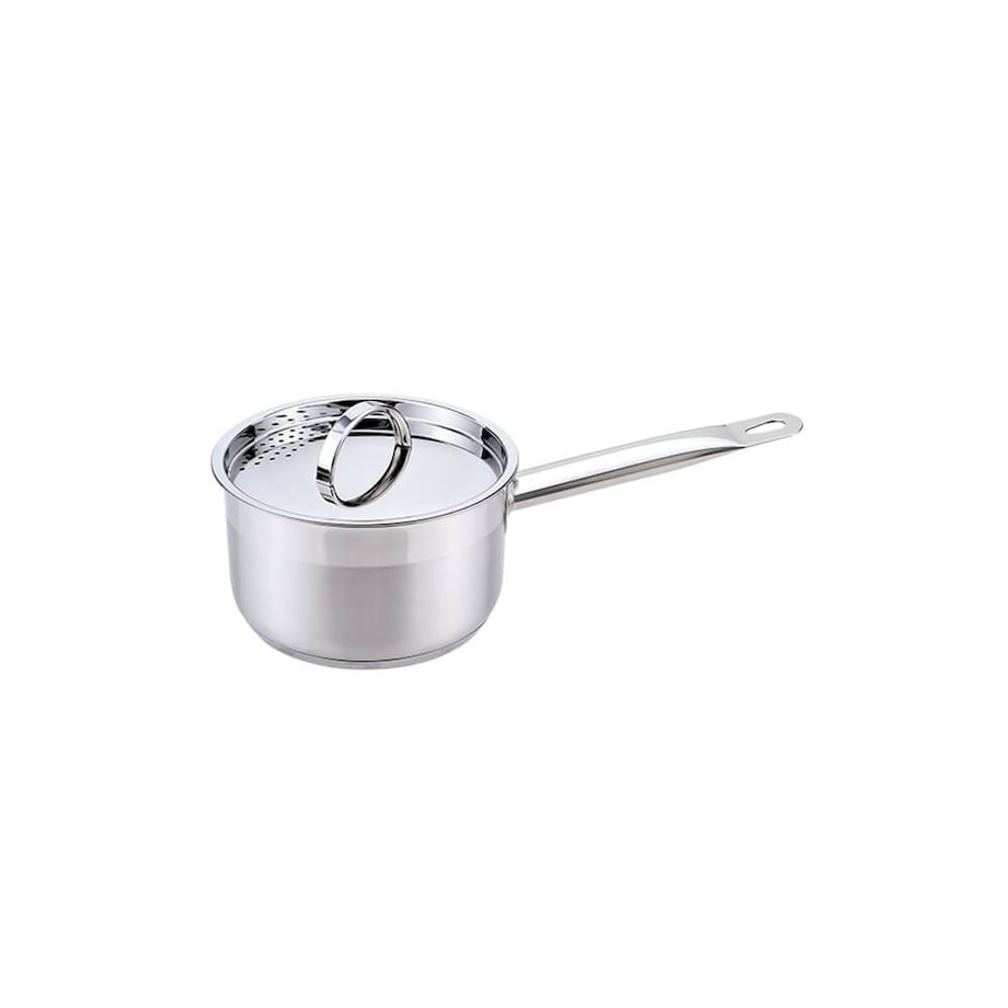 Rondel stalowy z pokrywką na indukcję gaz 16cm 1.5L MAESTRO