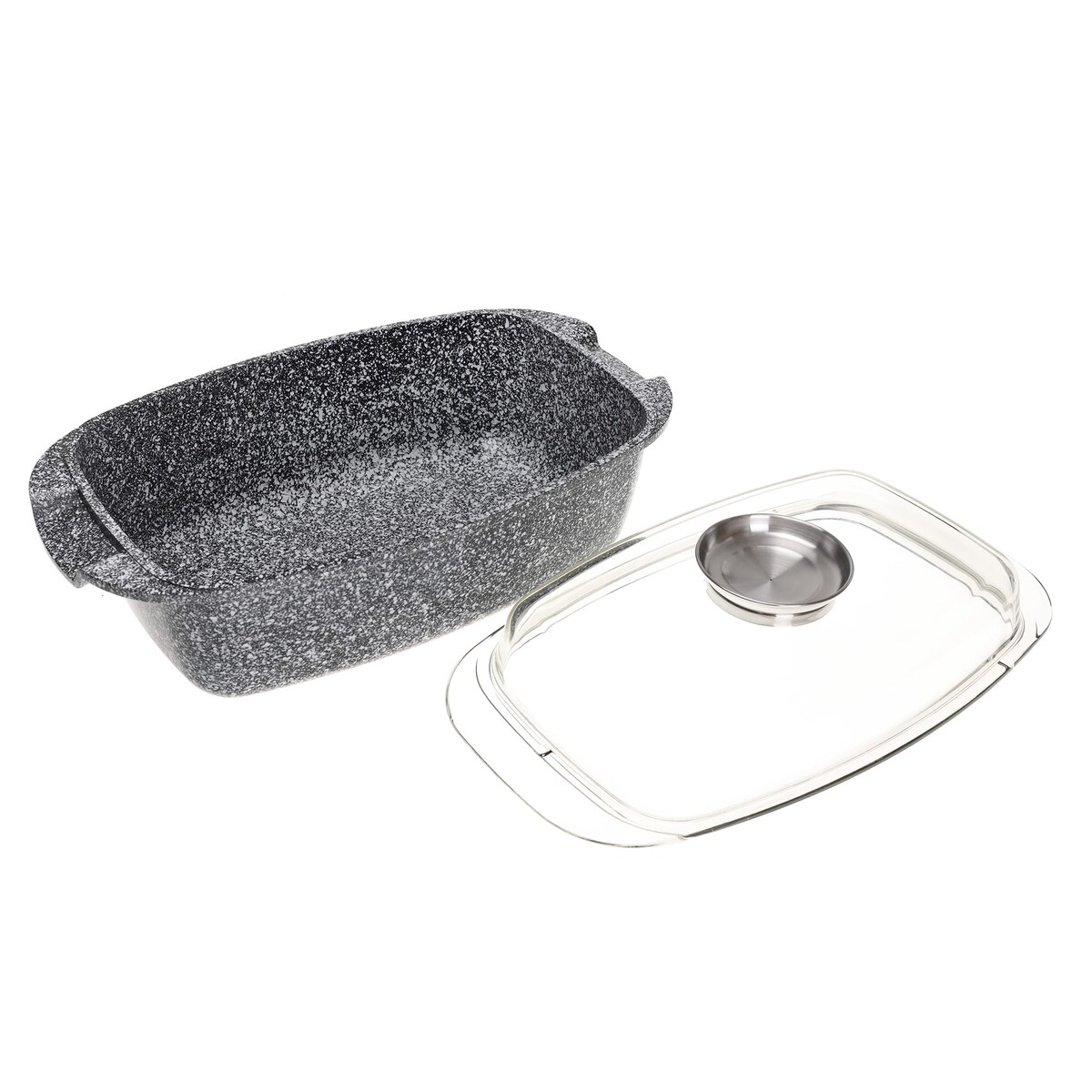 Brytfanna z powłoką marmurową KLAUSBERG 4.5L 32cm 2 elementy