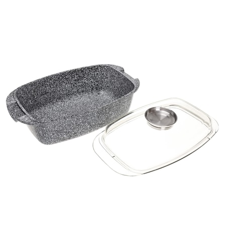 Brytfanna z powłoką marmurową KLAUSBERG 4.5L 32cm 2 elementy