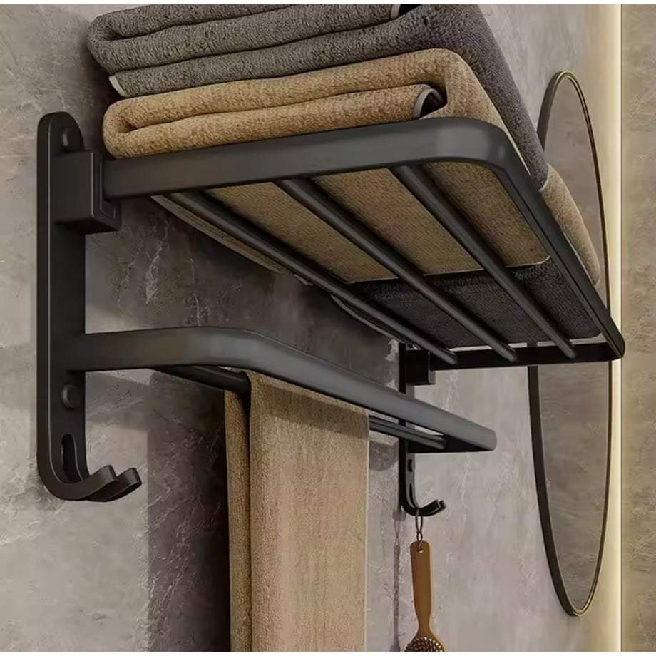 Półka prysznicowa SHP BILIA czarna