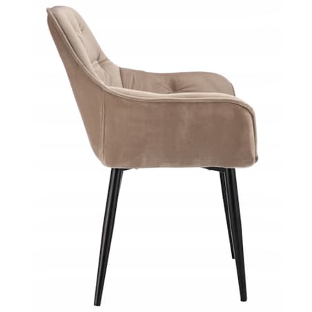 KRZESŁO welur TAPICEROWANE do salonu PIKOWANE