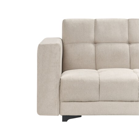 Sofa w kształcie U ALNES Beżowy dla 6 osób Symetryczny