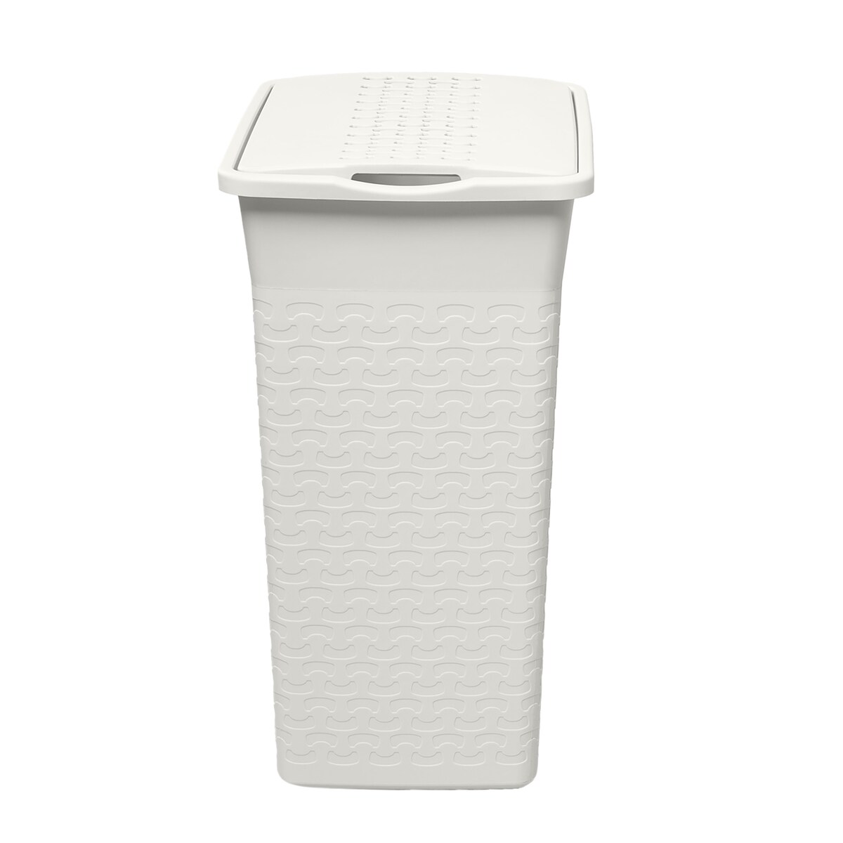 Kosz Na Pranie Bieliznę Wolnostojący Łazienkowy 35 L Biały