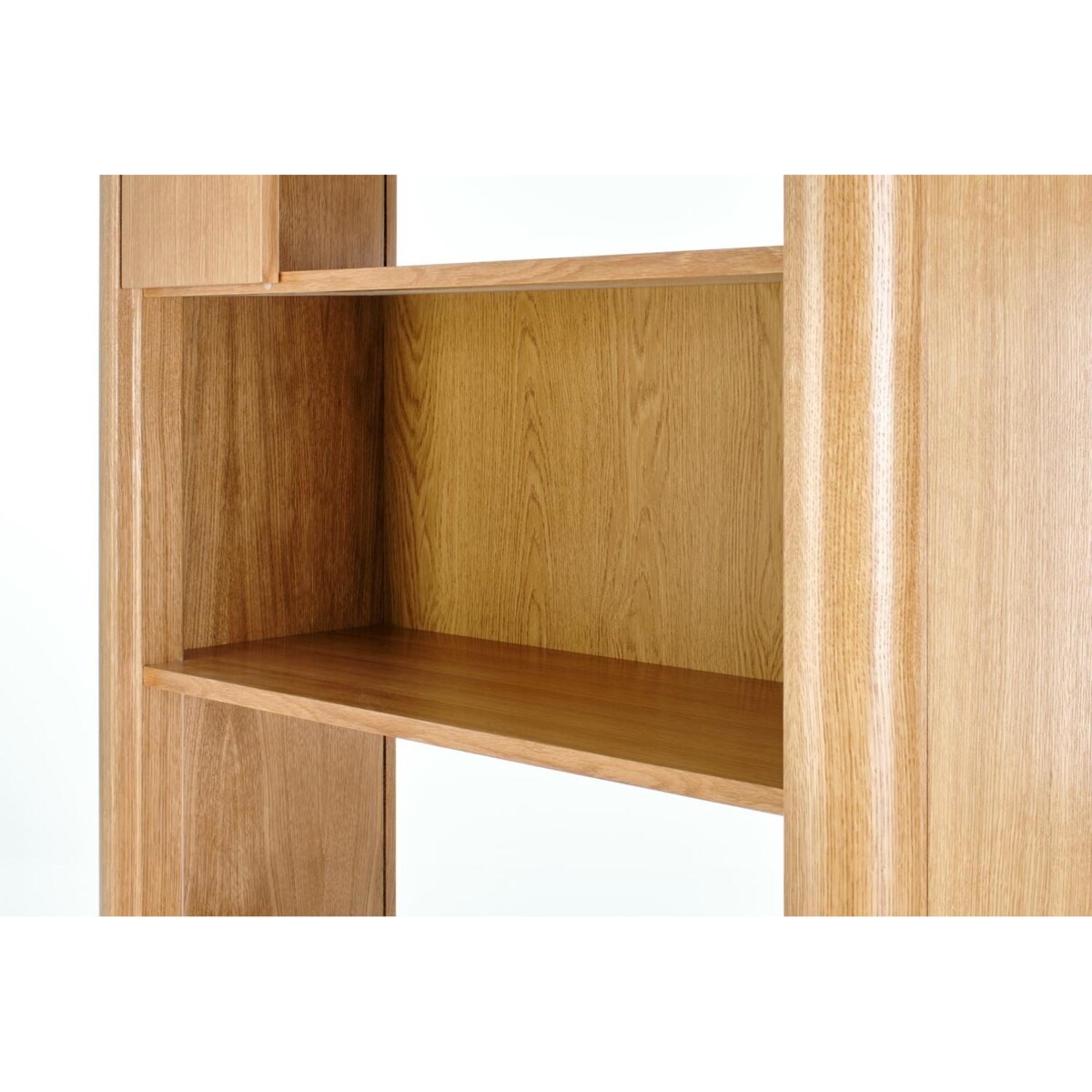 REGAŁ Zefir WĄSKI 97x37x196 cm dąb/czarny MDF W OKLEINIE