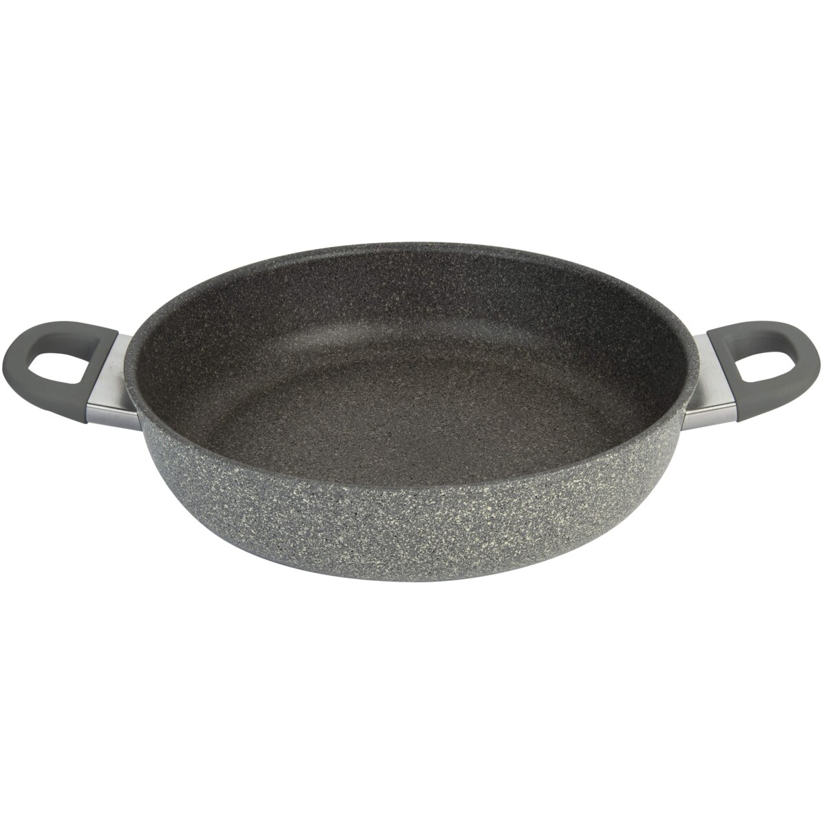 Głęboka patelnia granitowa z 2 uchywtami i pokrywką Ballarini Murano - 28 cm