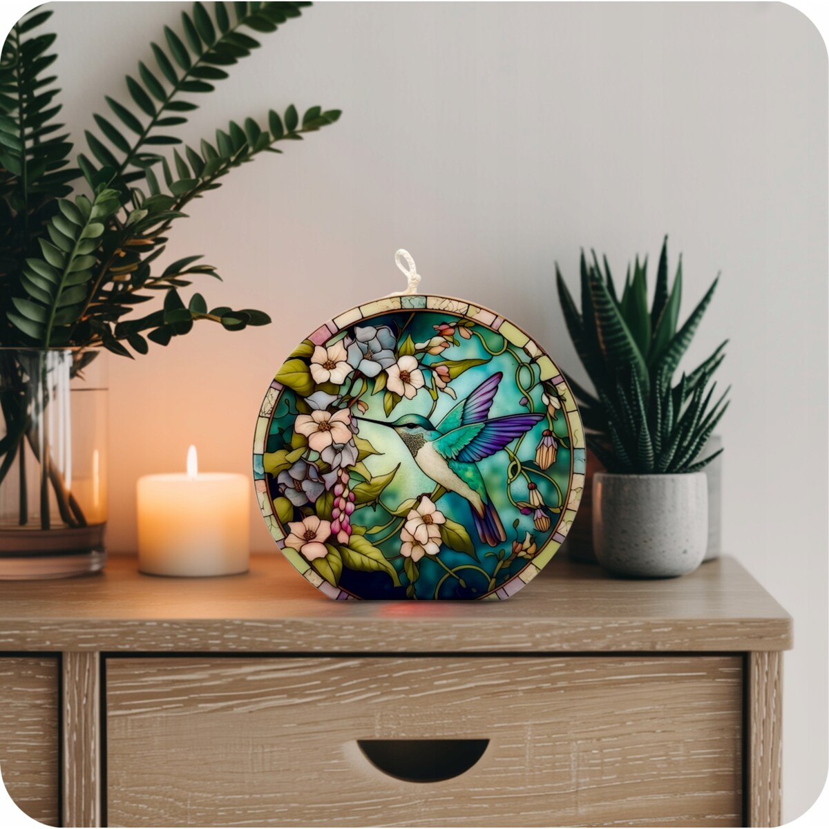 Prezent dla Kobiety Świeca Sojowa Ozdobna Upominek na Urodziny Koliber