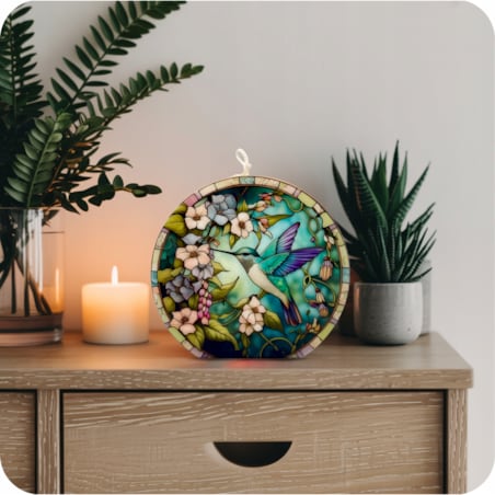 Świeca sojowa ozdobna z motywem kwiatowym – elegancka dekoracja do wnętrz w pudełku prezentowym