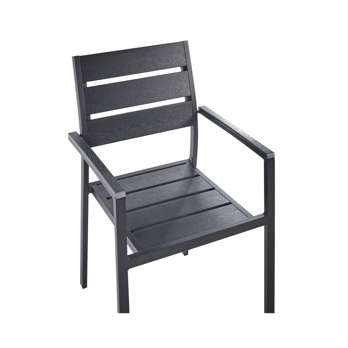 Zestaw ogrodowy dla 6 osób VERNIO Czarny