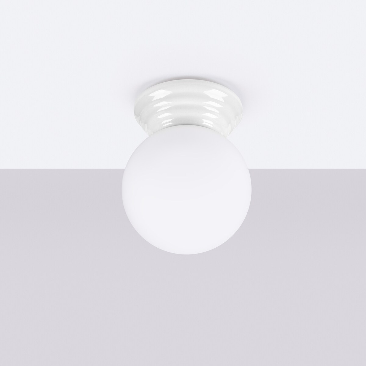 Plafon ZORI biały IP44