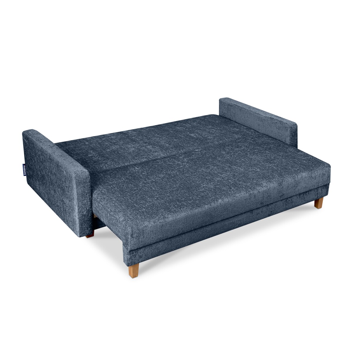 KONSIMO ERISO Sofa 3-osobowa, kolor niebieski