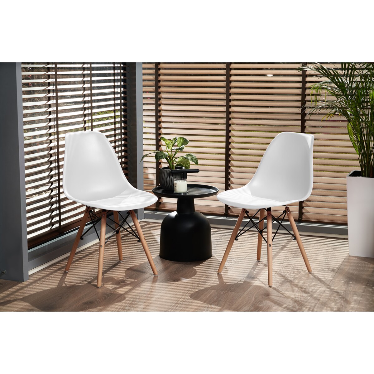 KRZESŁO SKANDYNAWSKIE do KUCHNI salonu JADALNI kuchenne BIAŁE