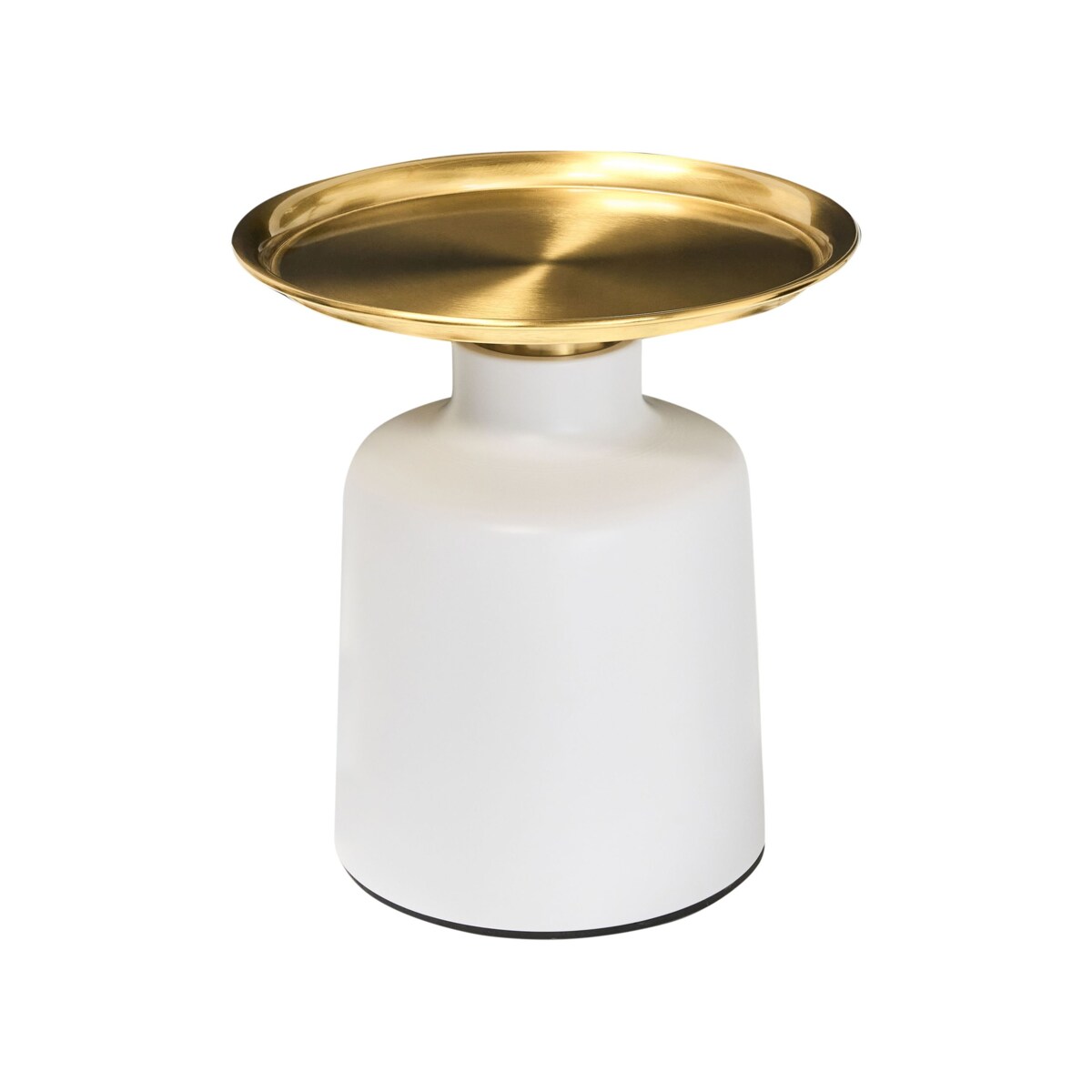 Stolik pomocniczy DOVE Metal Biały/ złoty