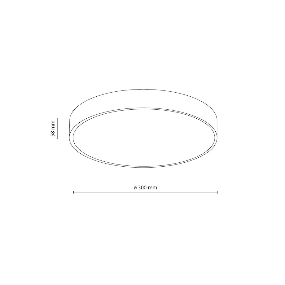 Lampa Sufitowa Łazienkowa Tk Lighting Velis Biała Plafon Led 24W Ip54 Zmienna Barwa, Ściemniany