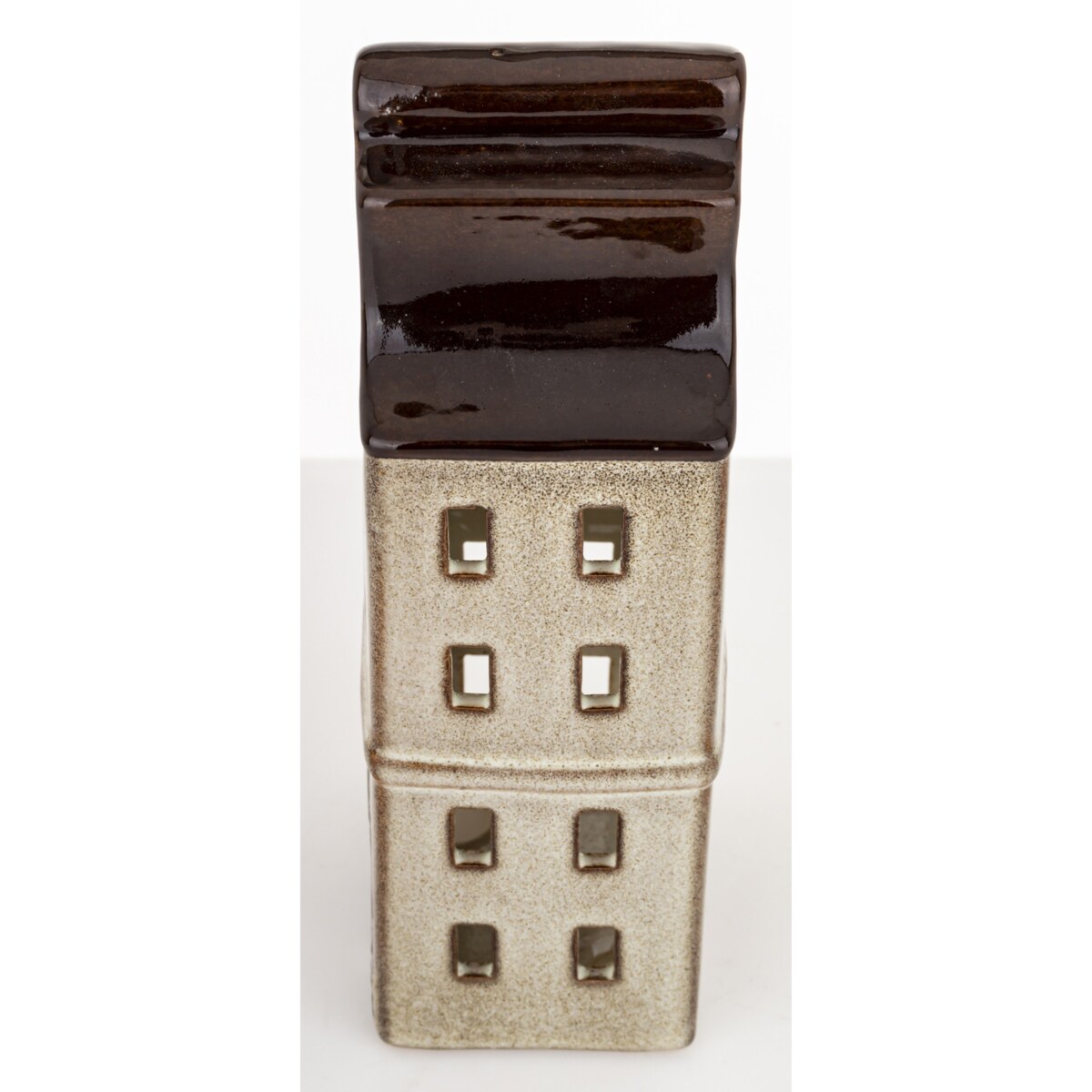 Domek kamienica 20x8x6,5 cm LYS kamionkowy brązowy