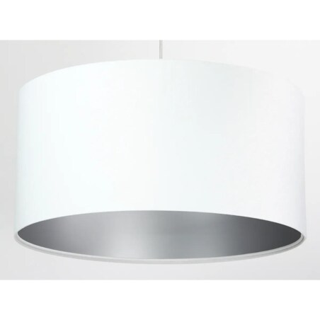 Lampa wisząca HOME 60 biała/srebrna