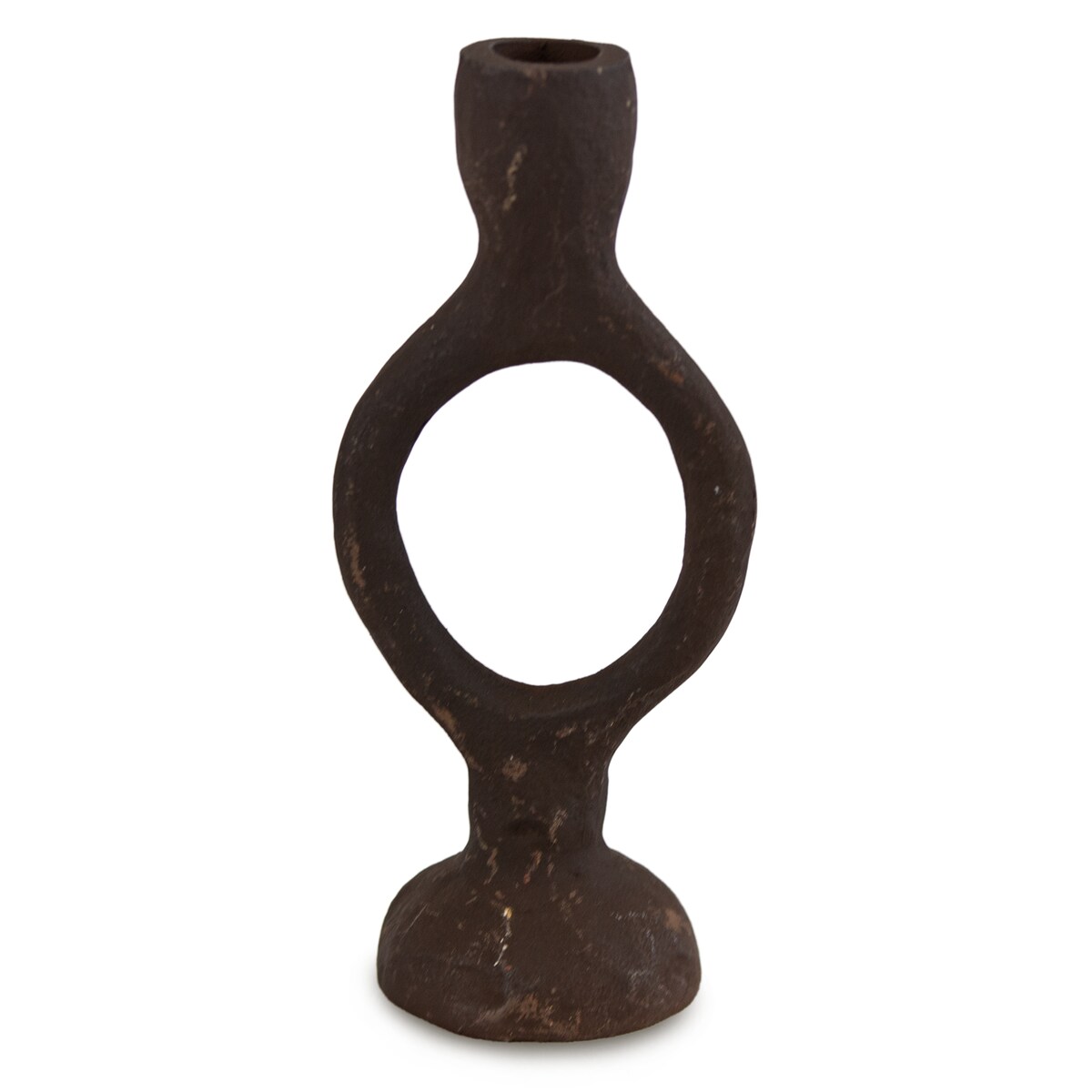 Świecznik Metalowy Na Jedną Świeczkę Uchwyt Na Świecę Stalowy Industrialny