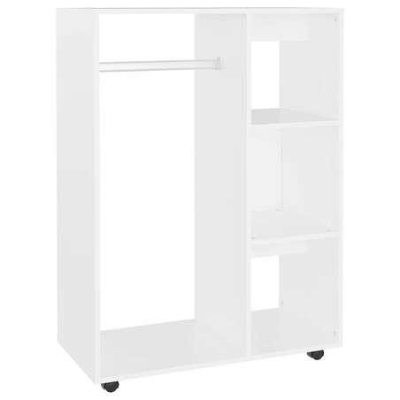 vidaXL Szafka, biała, 80x40x110 cm, materiał drewnopochodny
