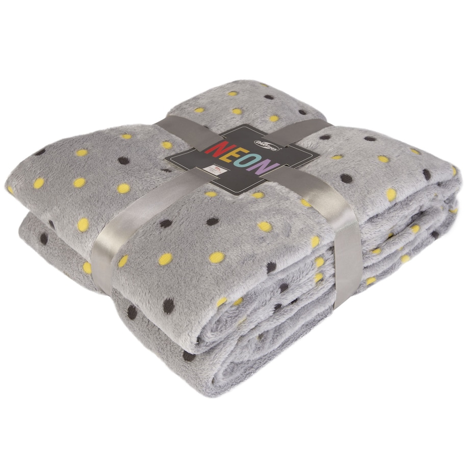 Koc NEON /popiel /150x200