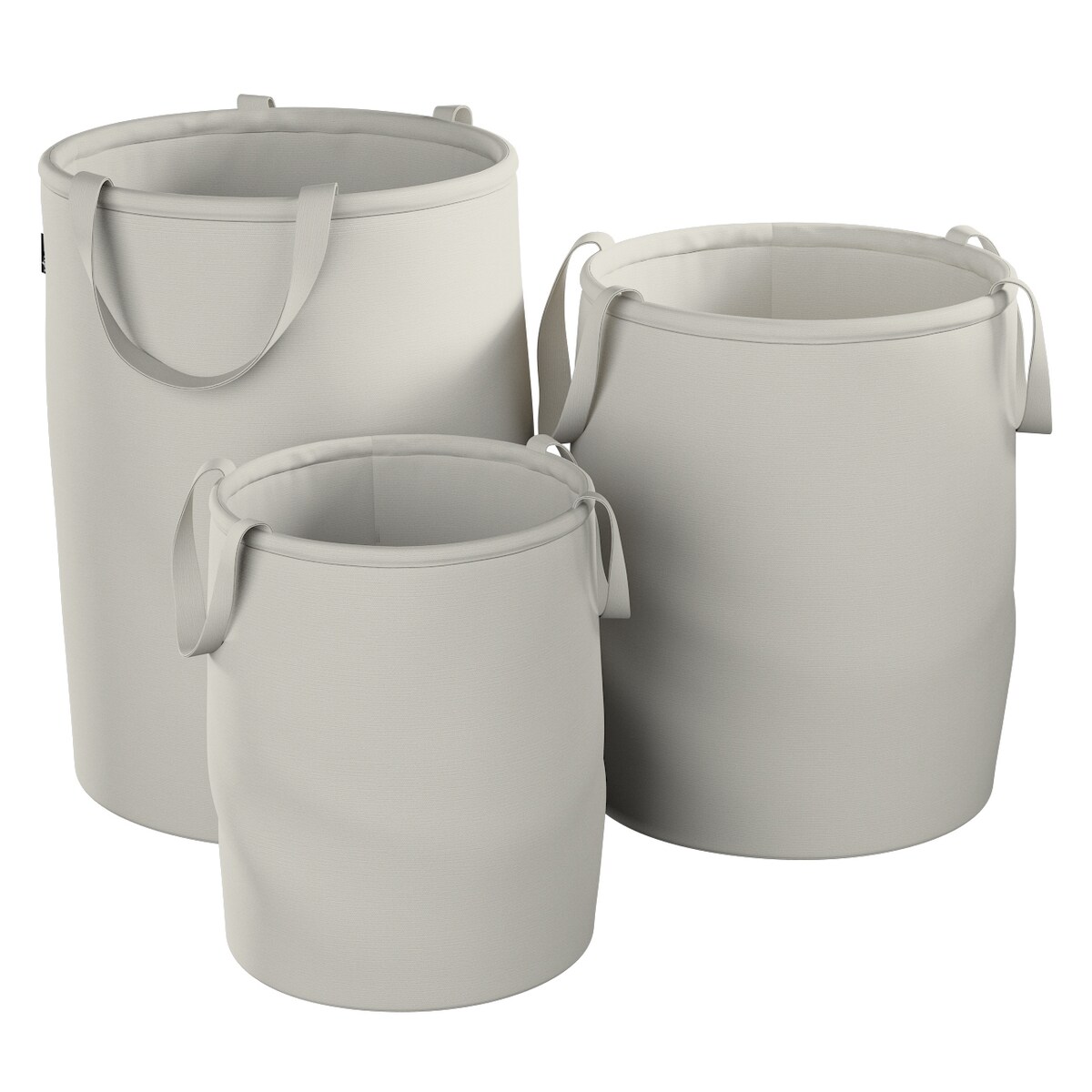 Kosz na zabawki Tobi, jasny szary, 40x60cm, Cotton Story