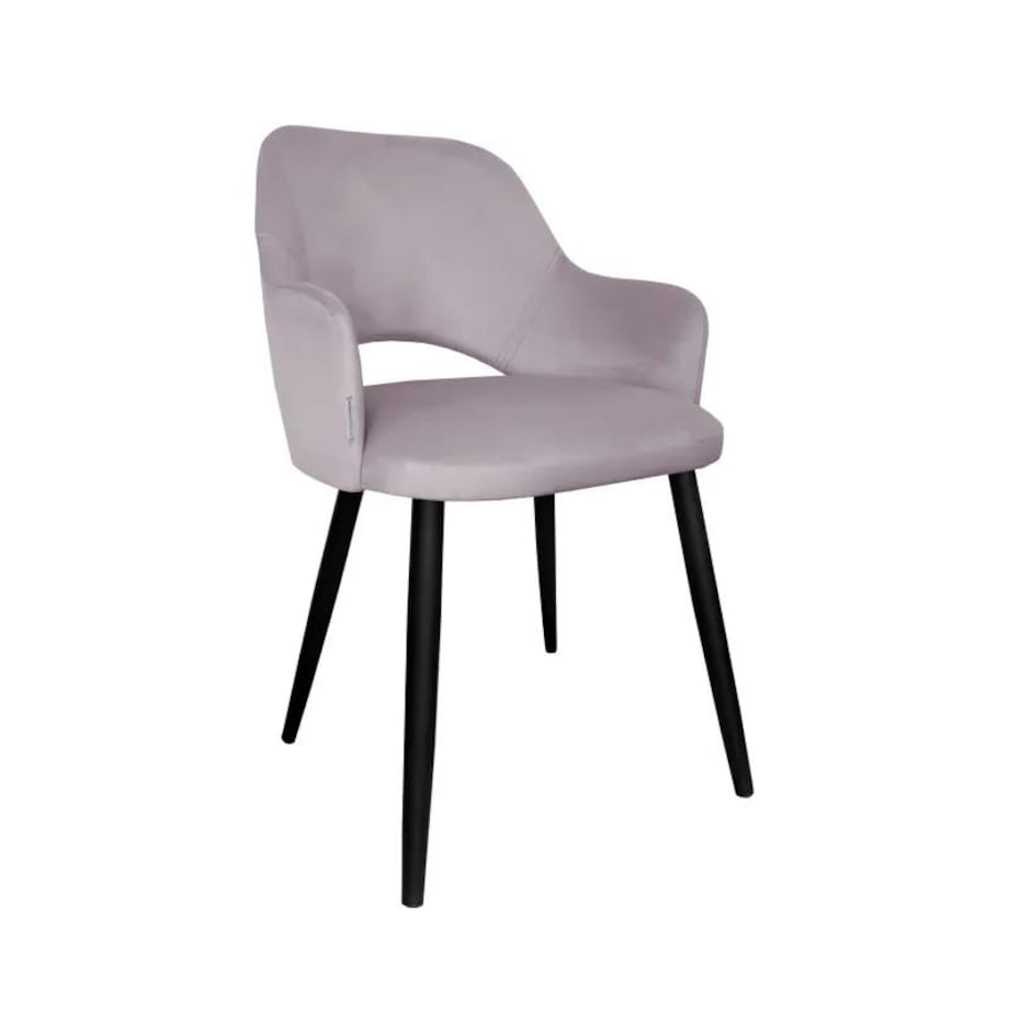 Krzesło NAPO VELVET jasno różowe