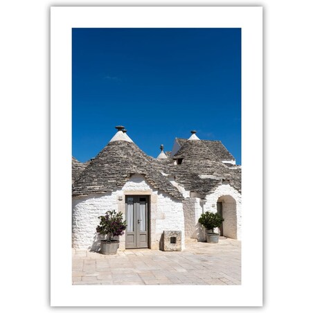 plakat trulli alberobello apulia włochy 2 70x100