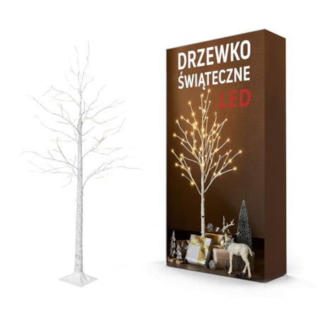 DRZEWKO ŚWIĄTECZNE LED BRZOZA 150CM CD007-72