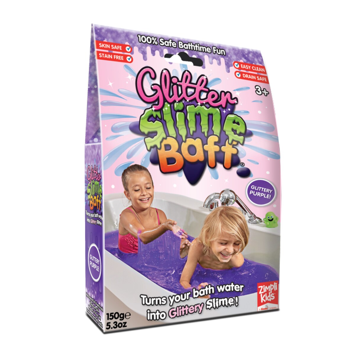 Zestaw do robienia glutów, Slime Baff Glitter, fioletowy 3+, Zimpli Kids