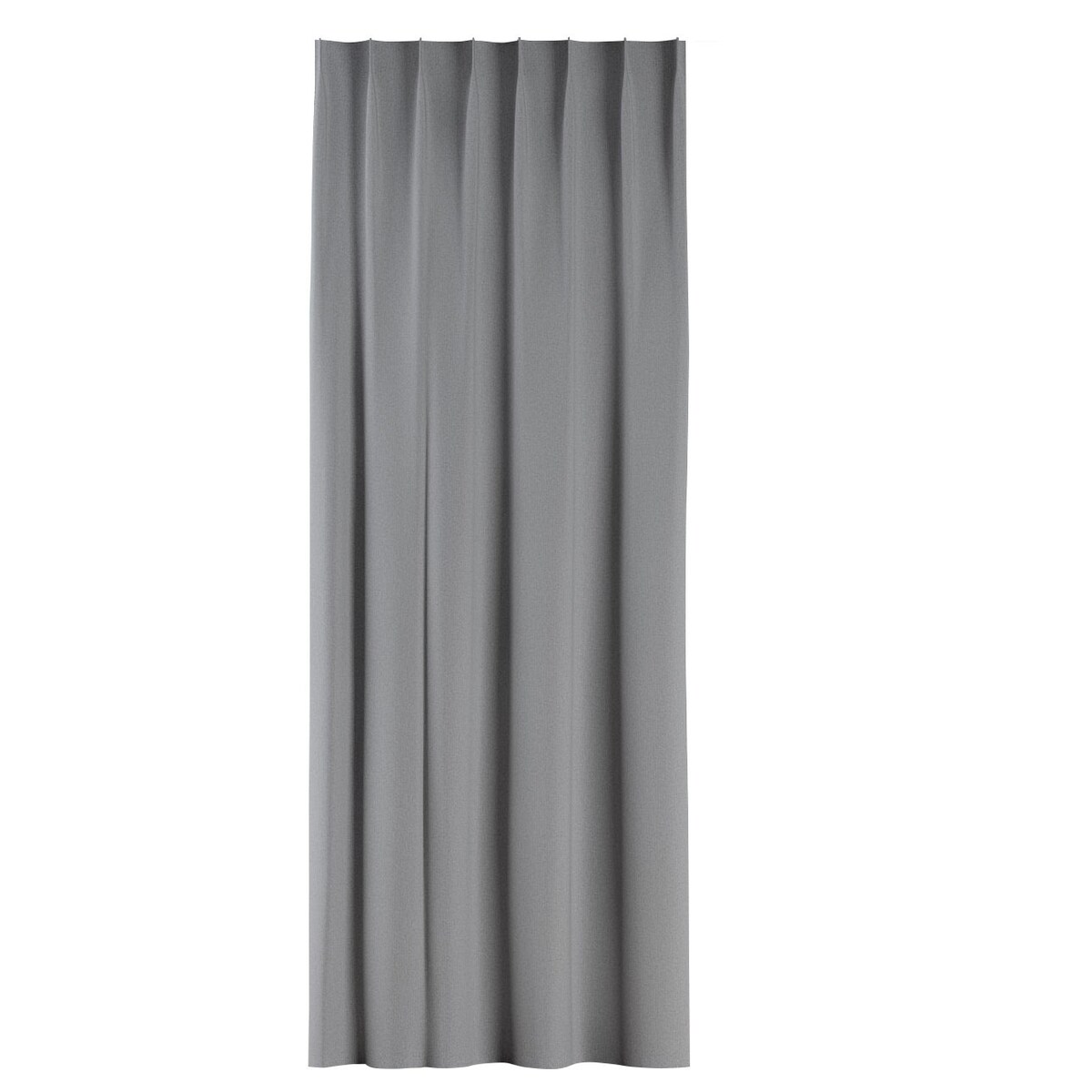 Zasłona na haczykach flex pojedynczych 130x245 szary