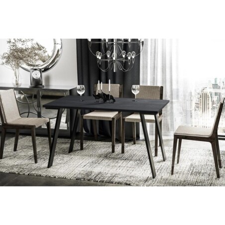 Stół rozkładany LIWIA 130(210)x80 beton ciemny