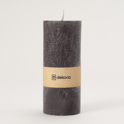 Świeca zapachowa palmowa walec Black, 6,5x6,5x16 cm