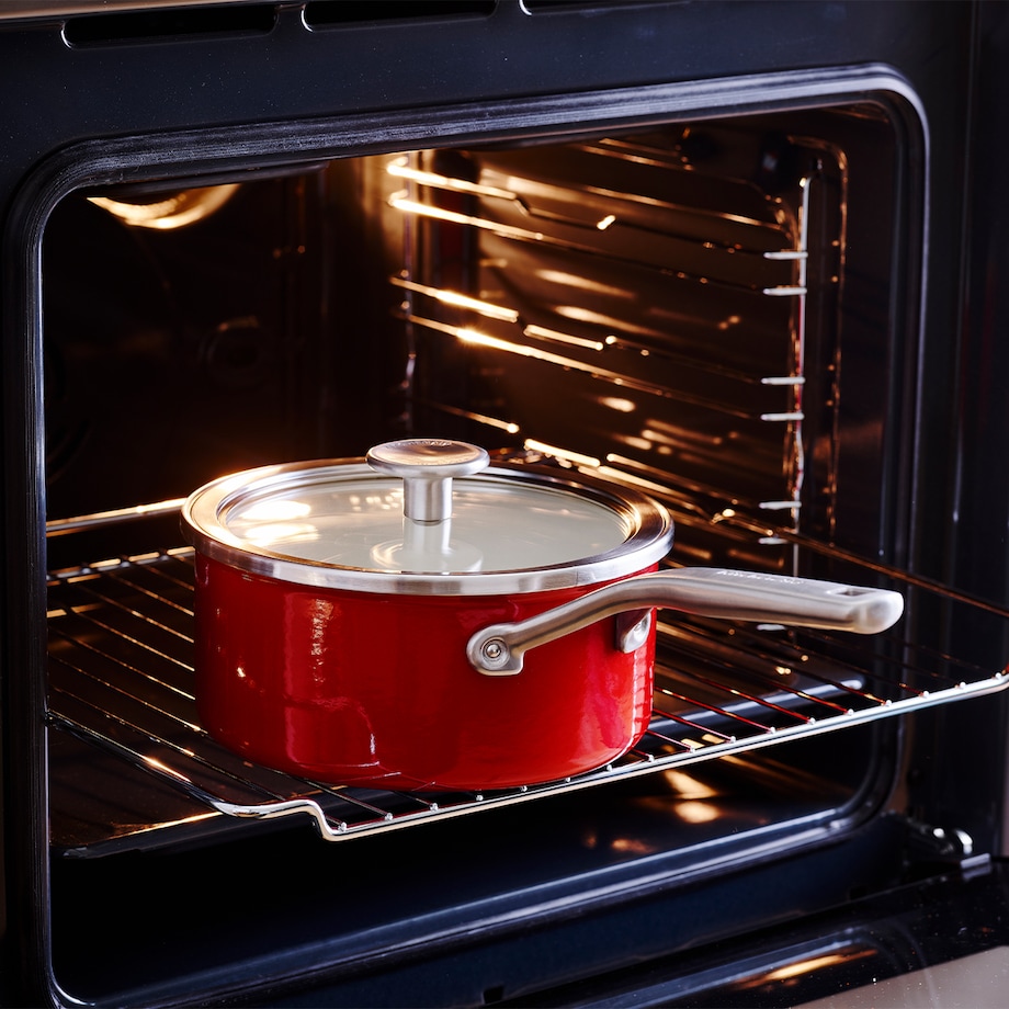 Rondel emaliowany 2L - czerwony / KitchenAid