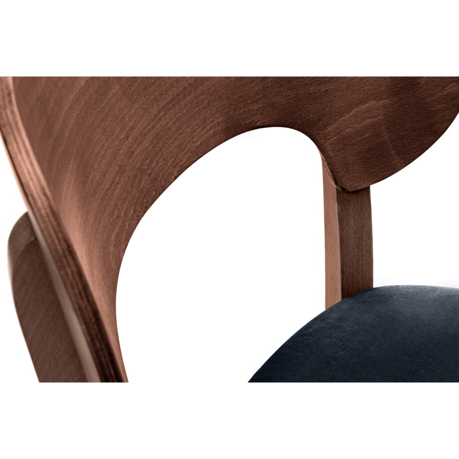 KONSIMO LYCO loftowe krzesło ciemnoniebieskie