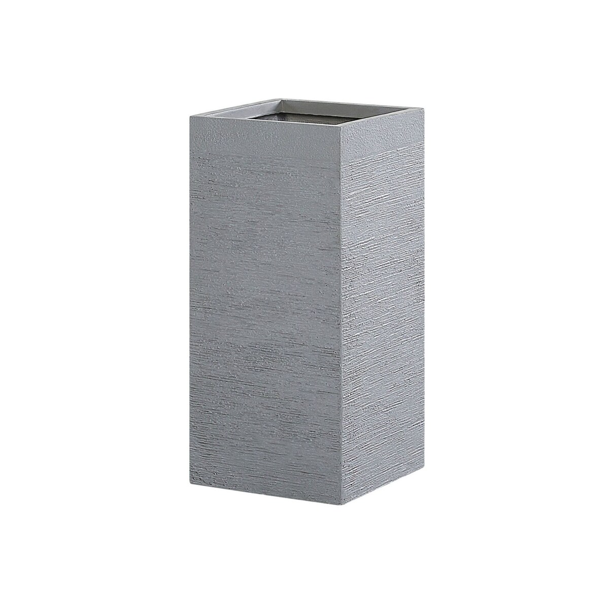 Doniczka 26 x 26 x 60 cm szara DION