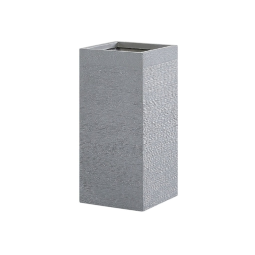 Doniczka 26 x 26 x 60 cm szara DION