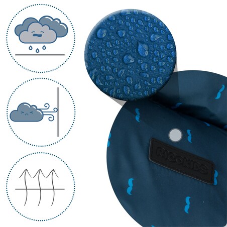 Śpiworek zimowy do wózka gondoli na sanki gruby Ricokids