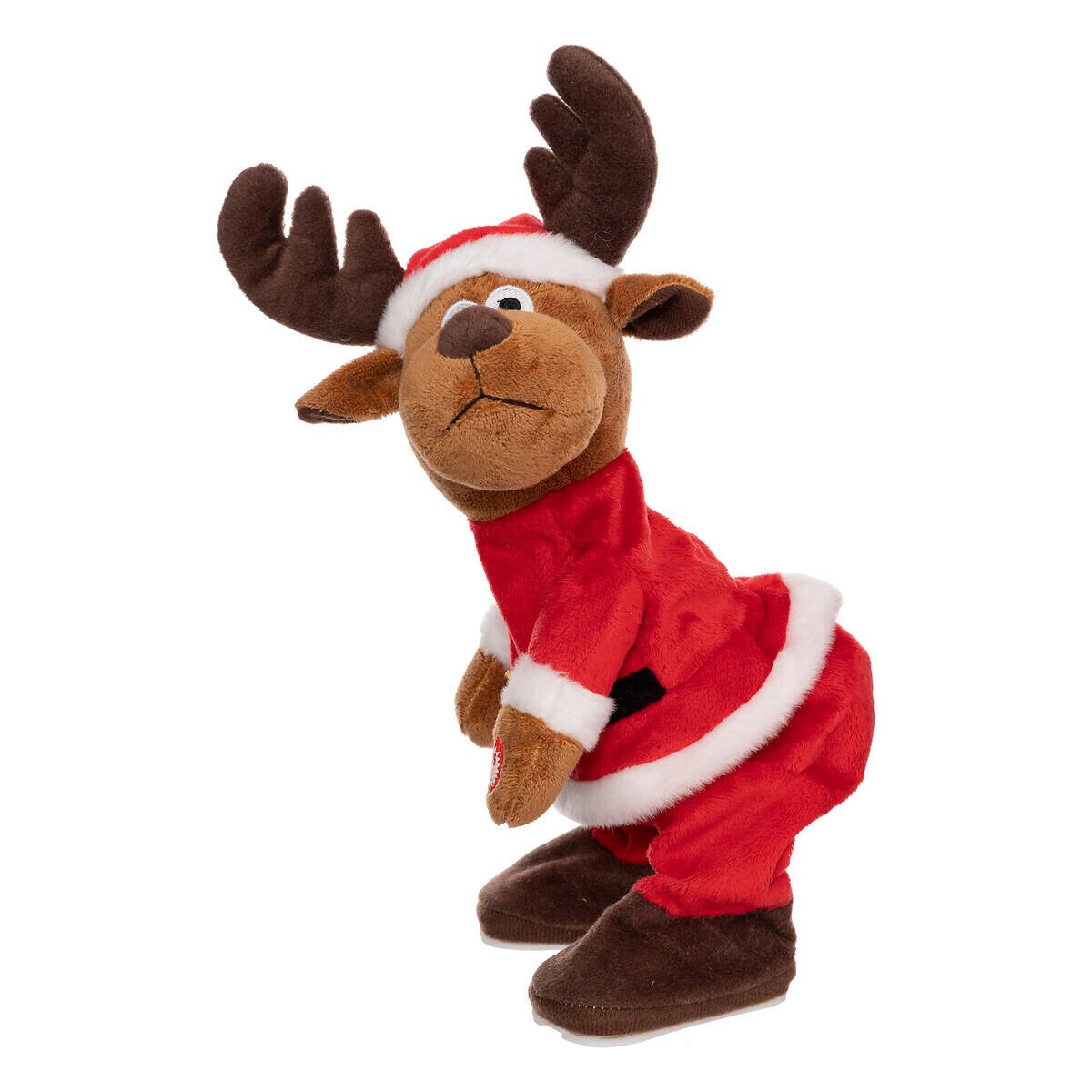 Tańczący renifer świąteczny, 28 cm