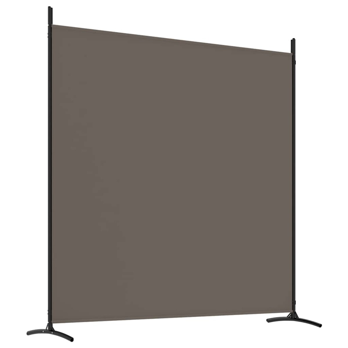 vidaXL Parawan 4-panelowy, antracytowy, 698x180 cm, tkanina