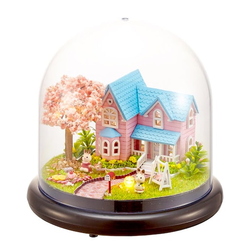 Miniaturowy domek DIY - Siedlisko Magnolia