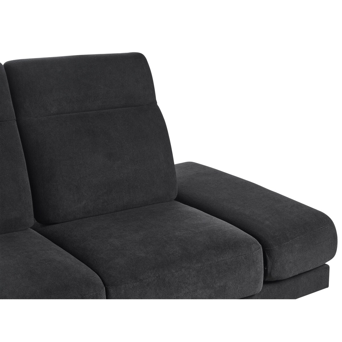 Sofa 3-osobowa czarna IKAST