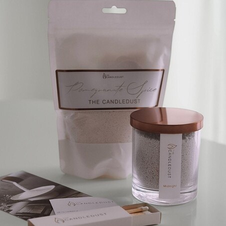 Świeca zapachowa refill 330g The Candledust Pomegranate + Spice