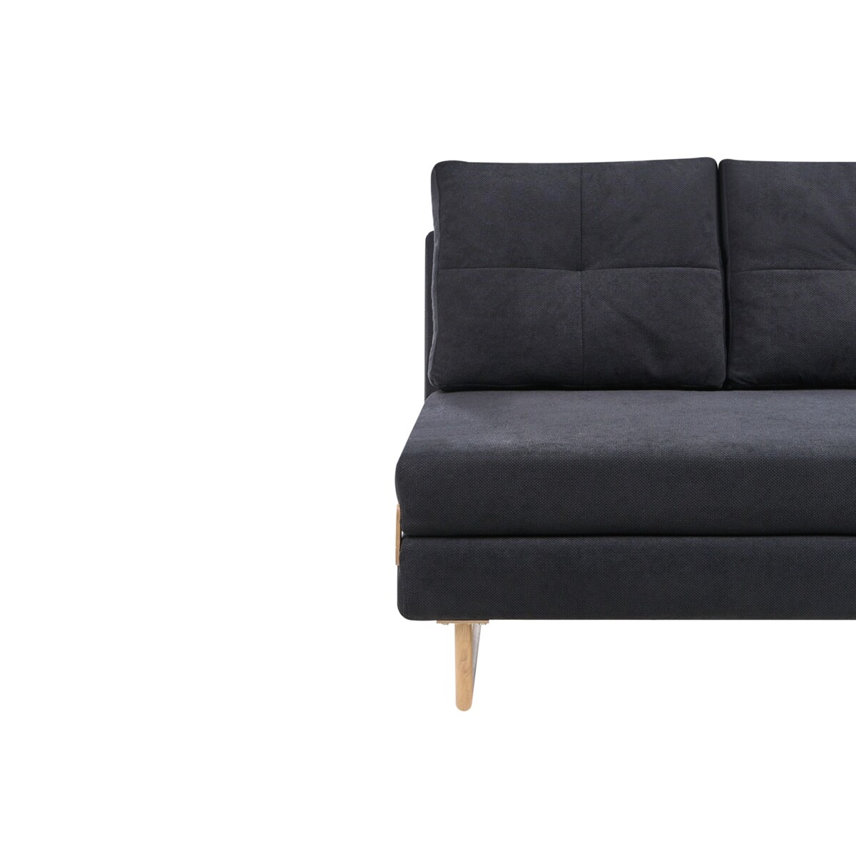Sofa rozkładana dla 2 osób JERSLEV Czarny