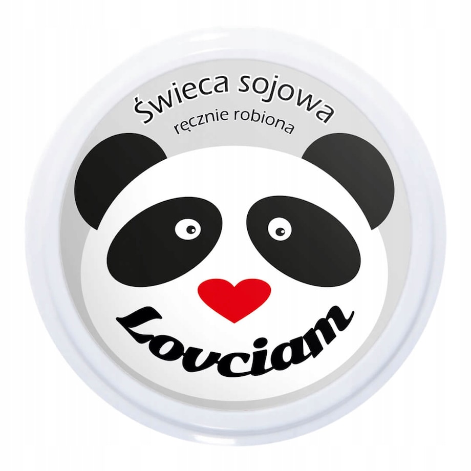 Naturalna świeca sojowa zapachowa "LOVCIAM" romantyczny prezent upominek na walentynki rocznice dla chłopaka dziewczyny niej niego żony męża kobiety faceta mężczyzny narzeczonej