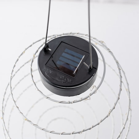 Lampki Solarne Ogrodowe Do Ogrodu Lampion Girlanda Spirala Wiszące 40 Led