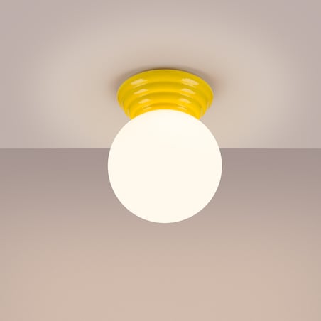 Plafon ZORI żółty IP44