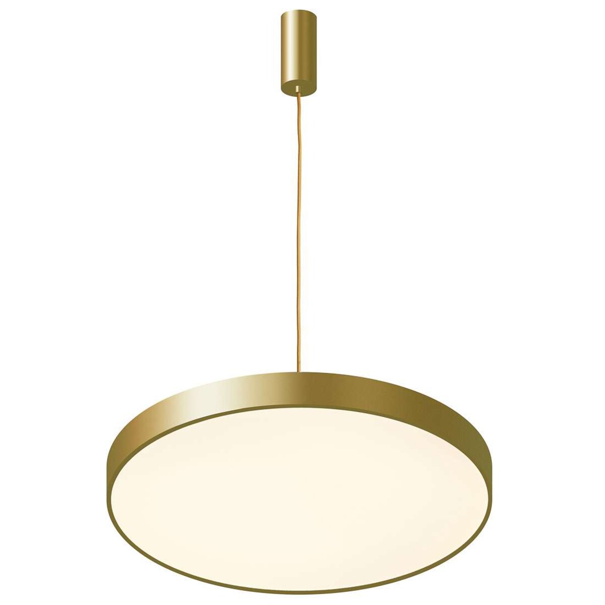 Wisząca LAMPA metalowa ORBITAL 5361-860RP-GD-3 Italux metalowa OPRAWA zwis LED 24W 3000K złoty