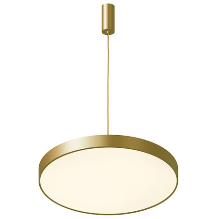 Wisząca LAMPA metalowa ORBITAL 5361-860RP-GD-3 Italux metalowa OPRAWA zwis LED 24W 3000K złoty