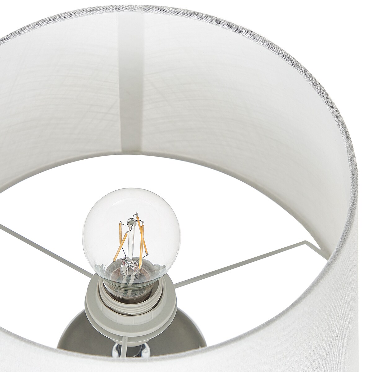 Lampa stołowa KHOPER Ceramika Szary