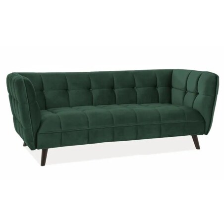 Sofa CASTELLO VELVET 3 zielona