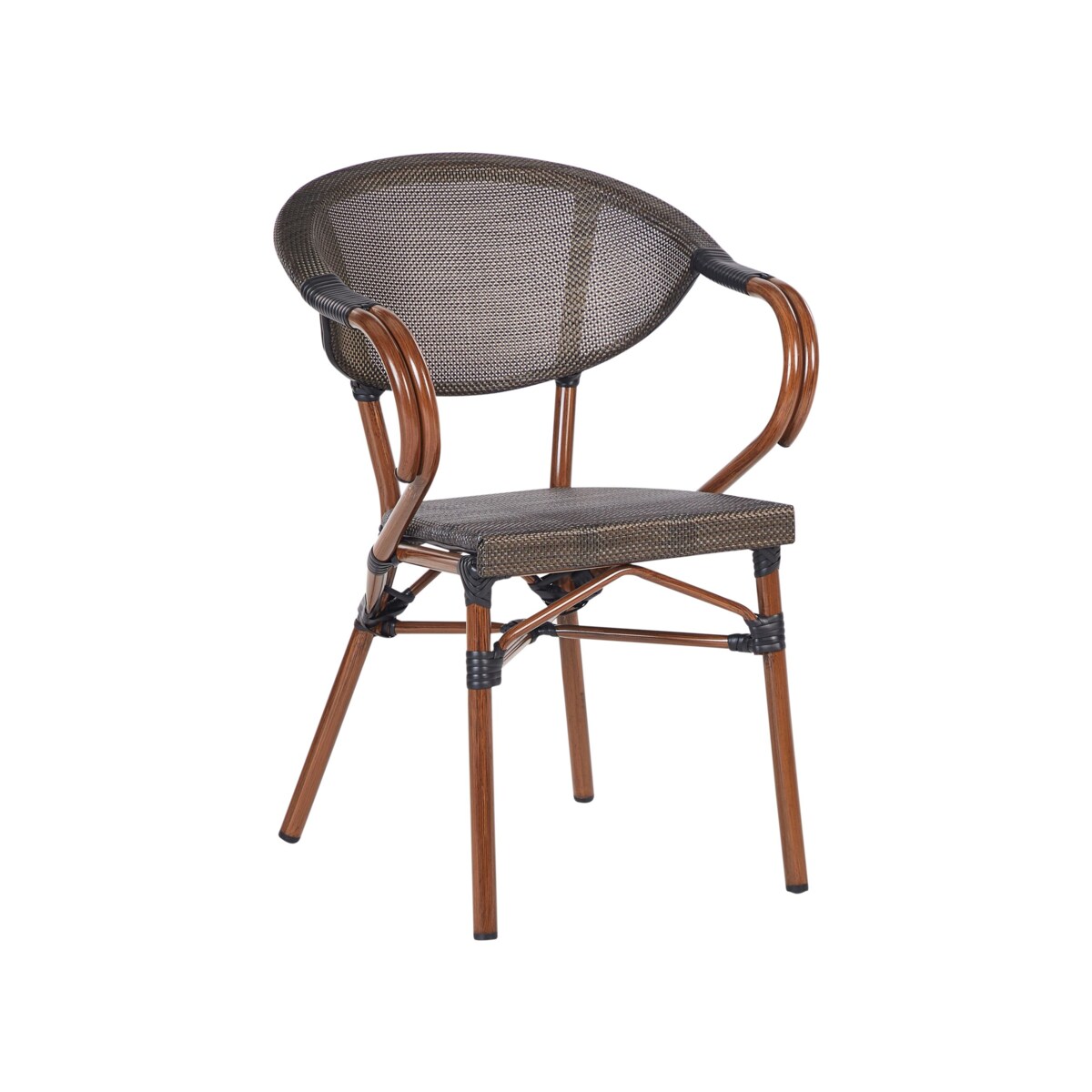 Zestaw jadalniany dla 4 osób Szkło Szary CASPRI II