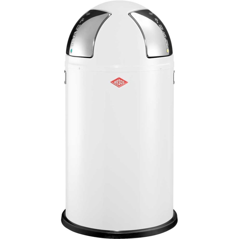 Kosz na śmieci biały 50l Push Two Wesco
